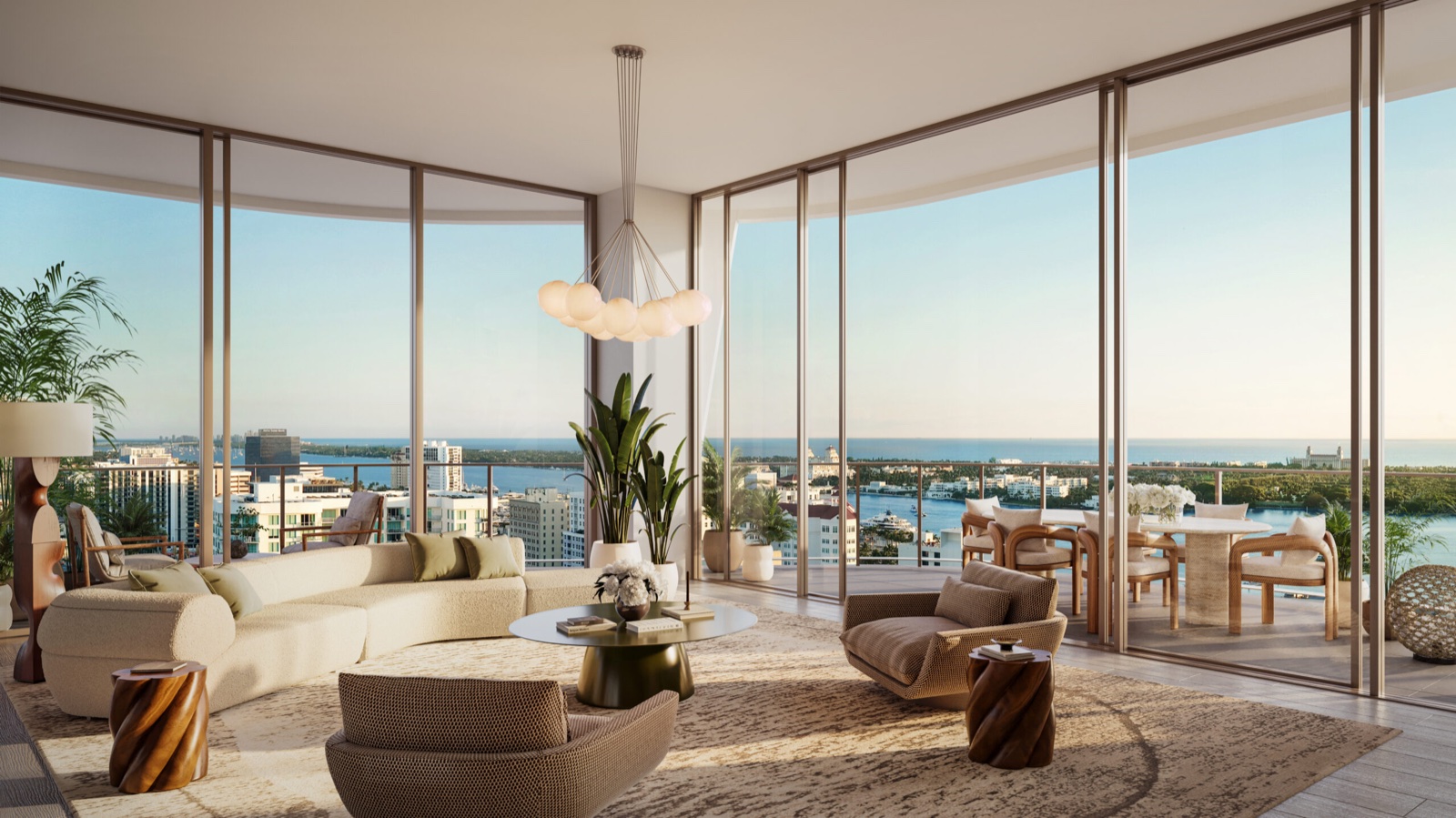 Banyan Tree Residences great room rendering