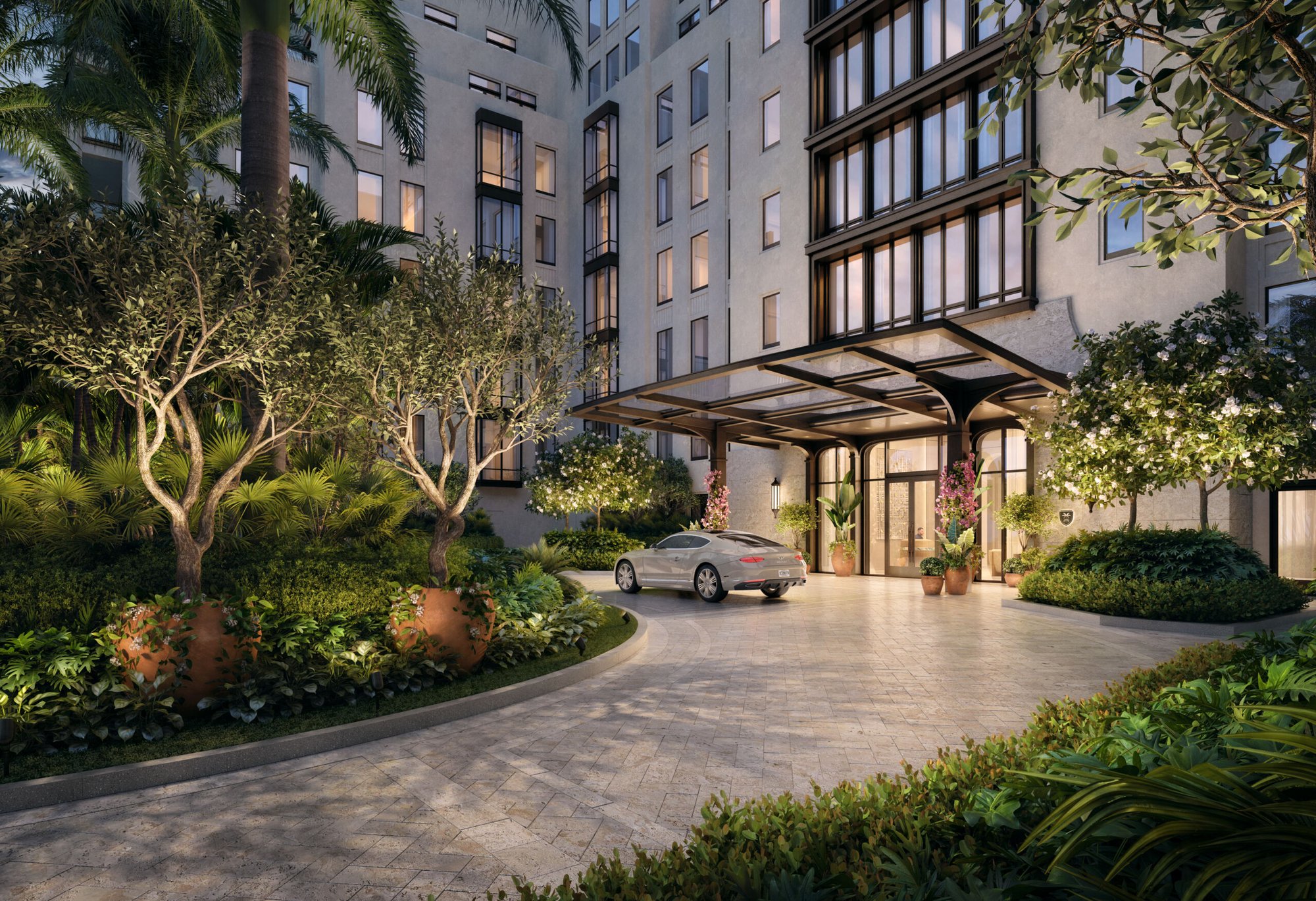 The arrival court rendering