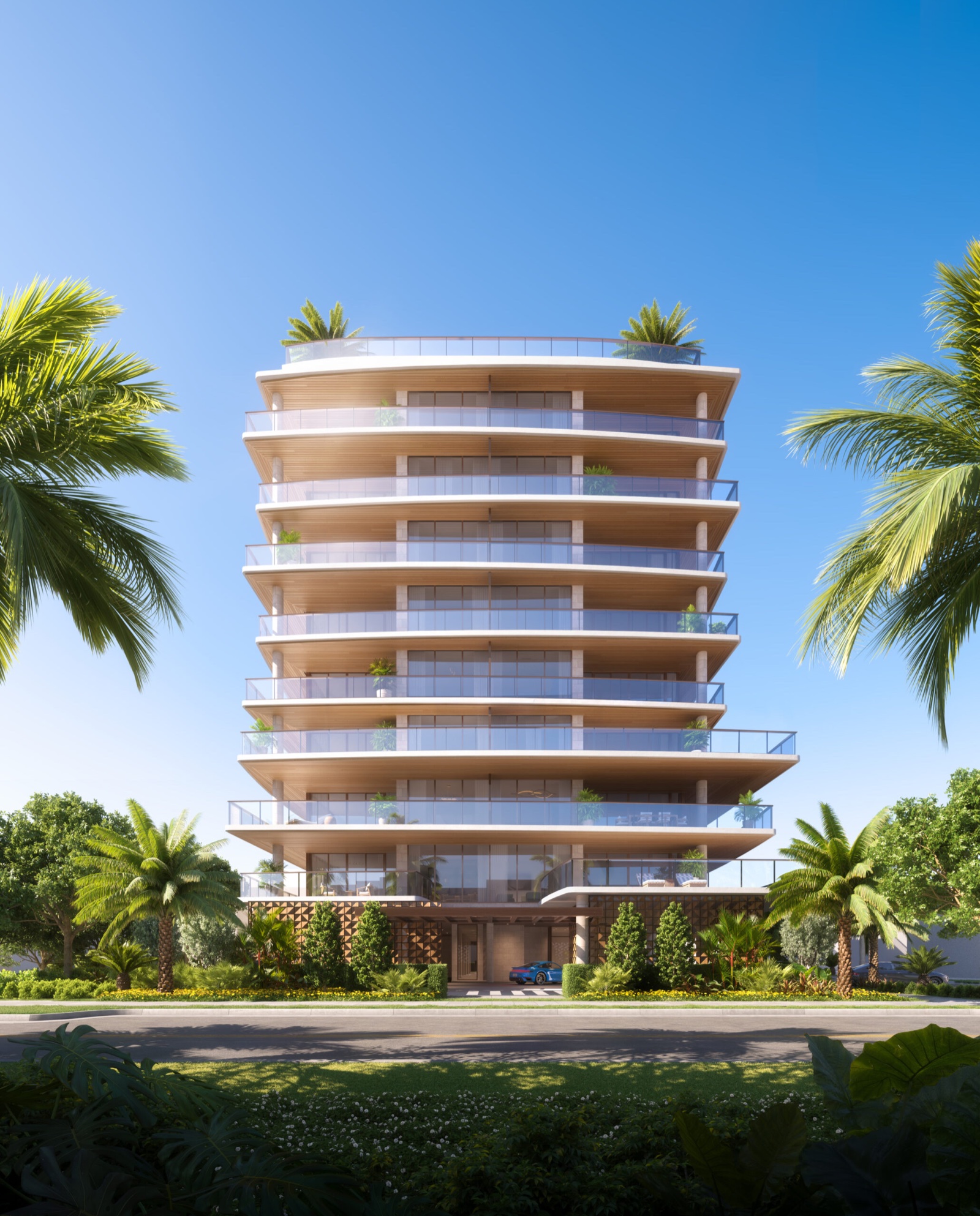 Glass House Boca Raton rendering